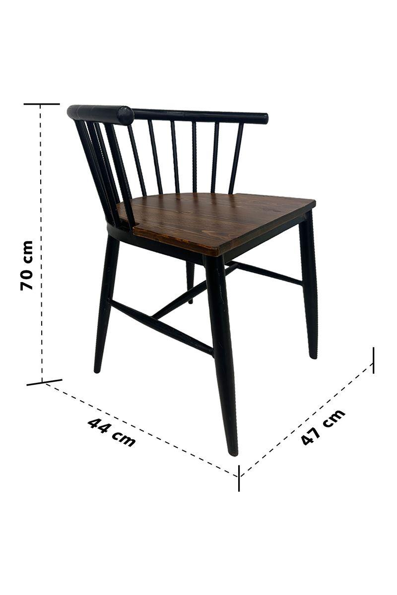 Pack 2 Sillas de Comedor Yard Negro-2