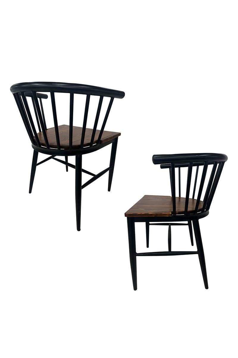 Pack 2 Sillas de Comedor Yard Negro-3