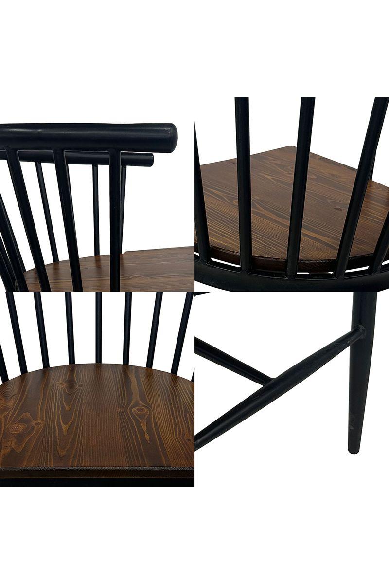 Pack 2 Sillas de Comedor Yard Negro-4