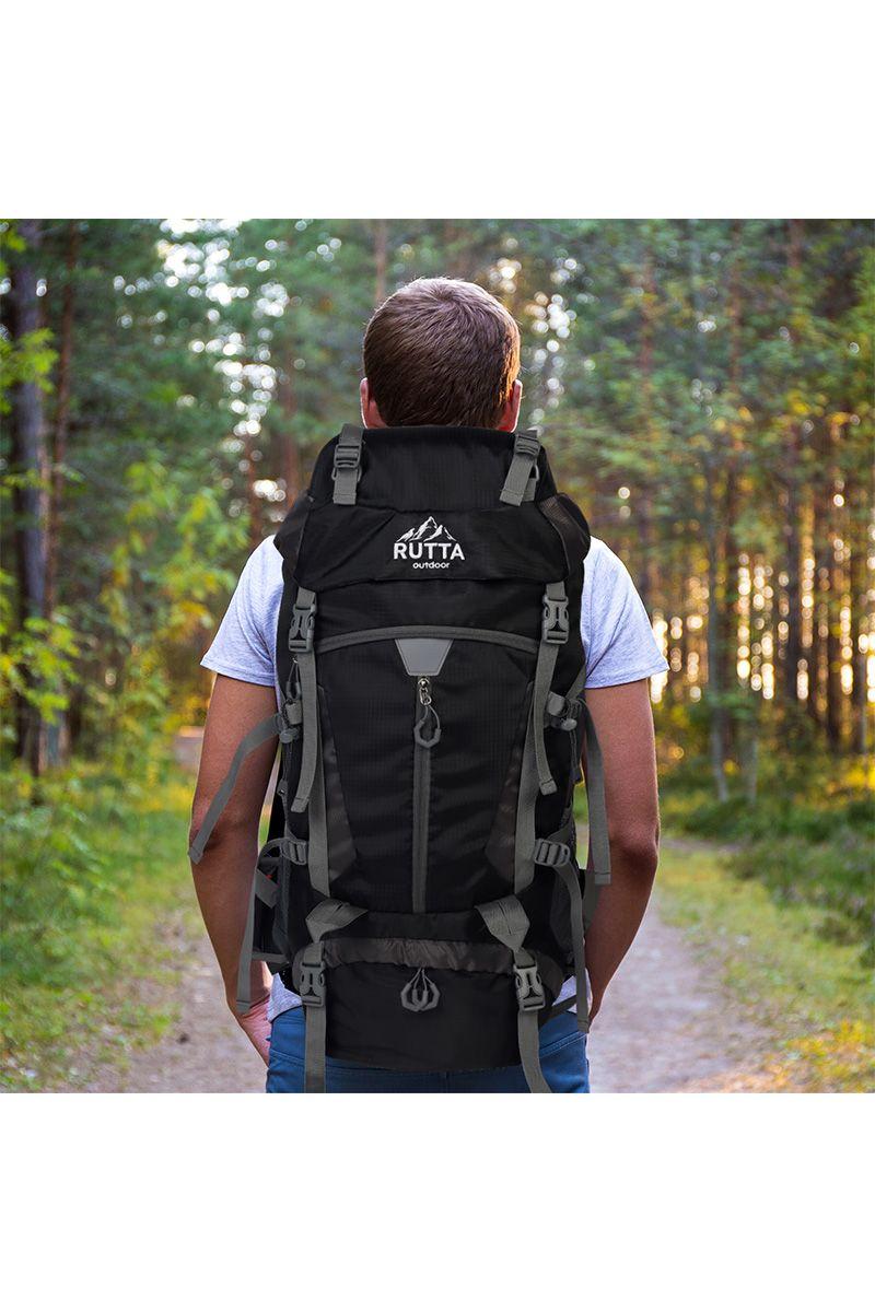 MOCHILA CAMPING 65L NEGRO-1