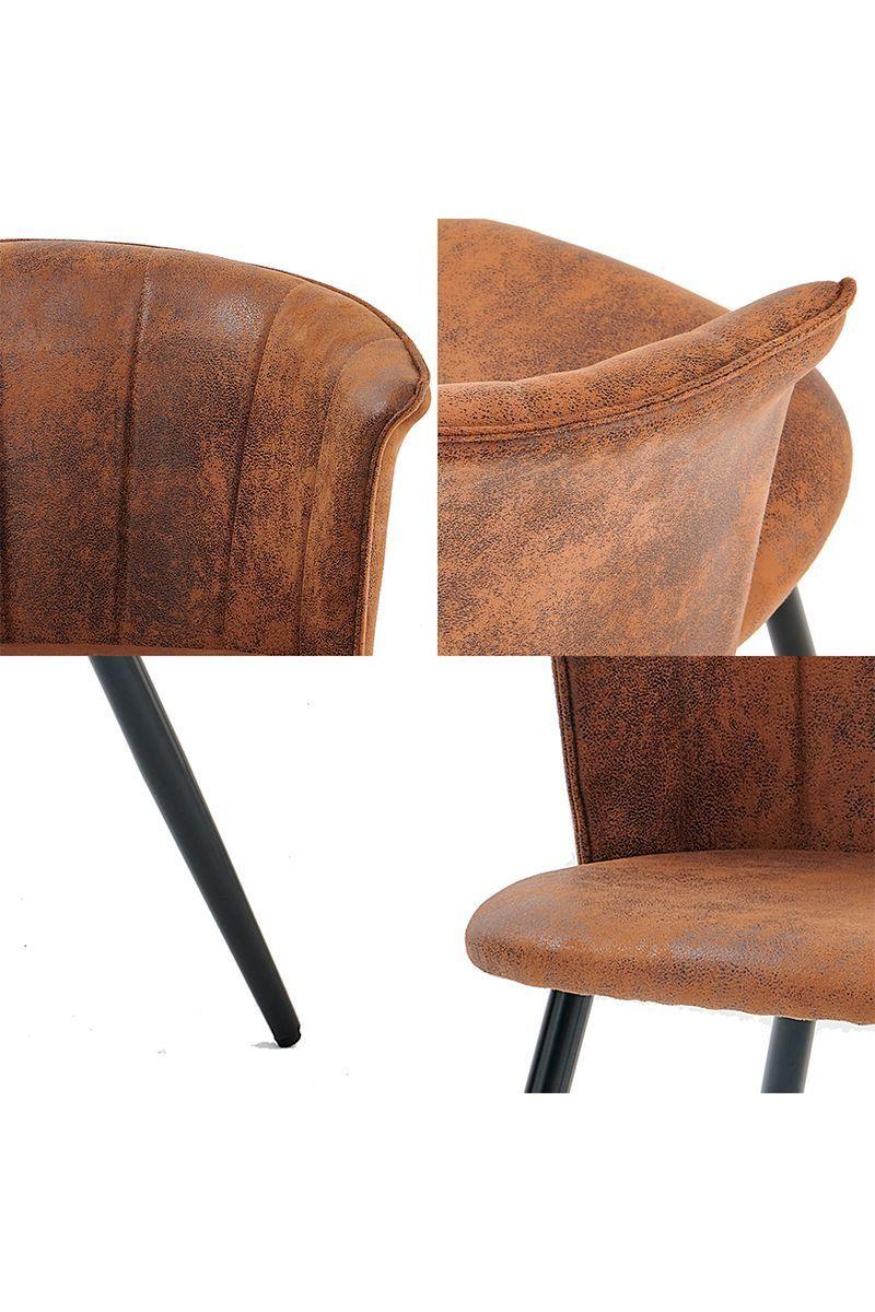 Pack 2 Silla comedor Doncic Café-4