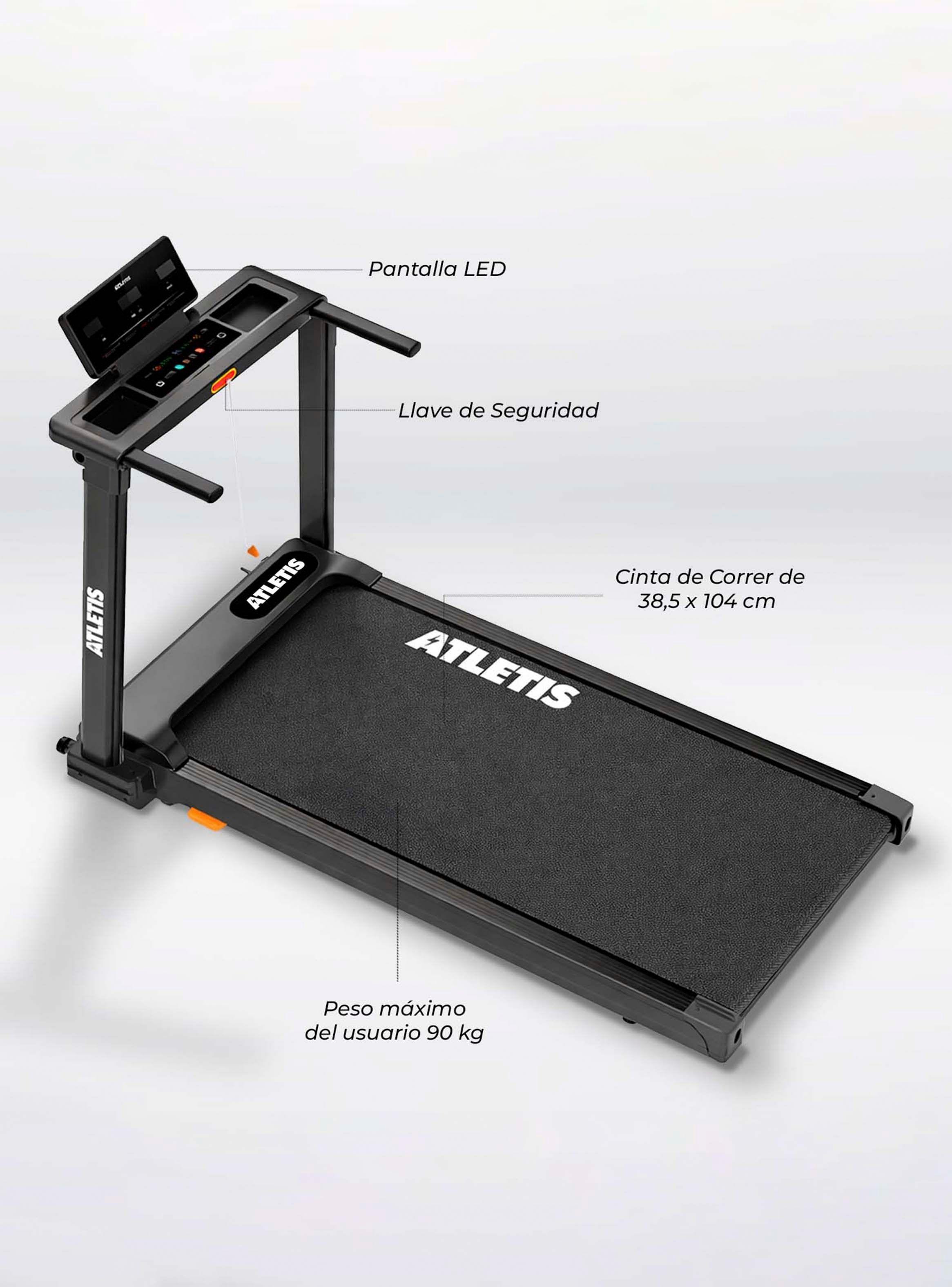 Trotadora Vortex 3 10 km/h  1.5 HP-5