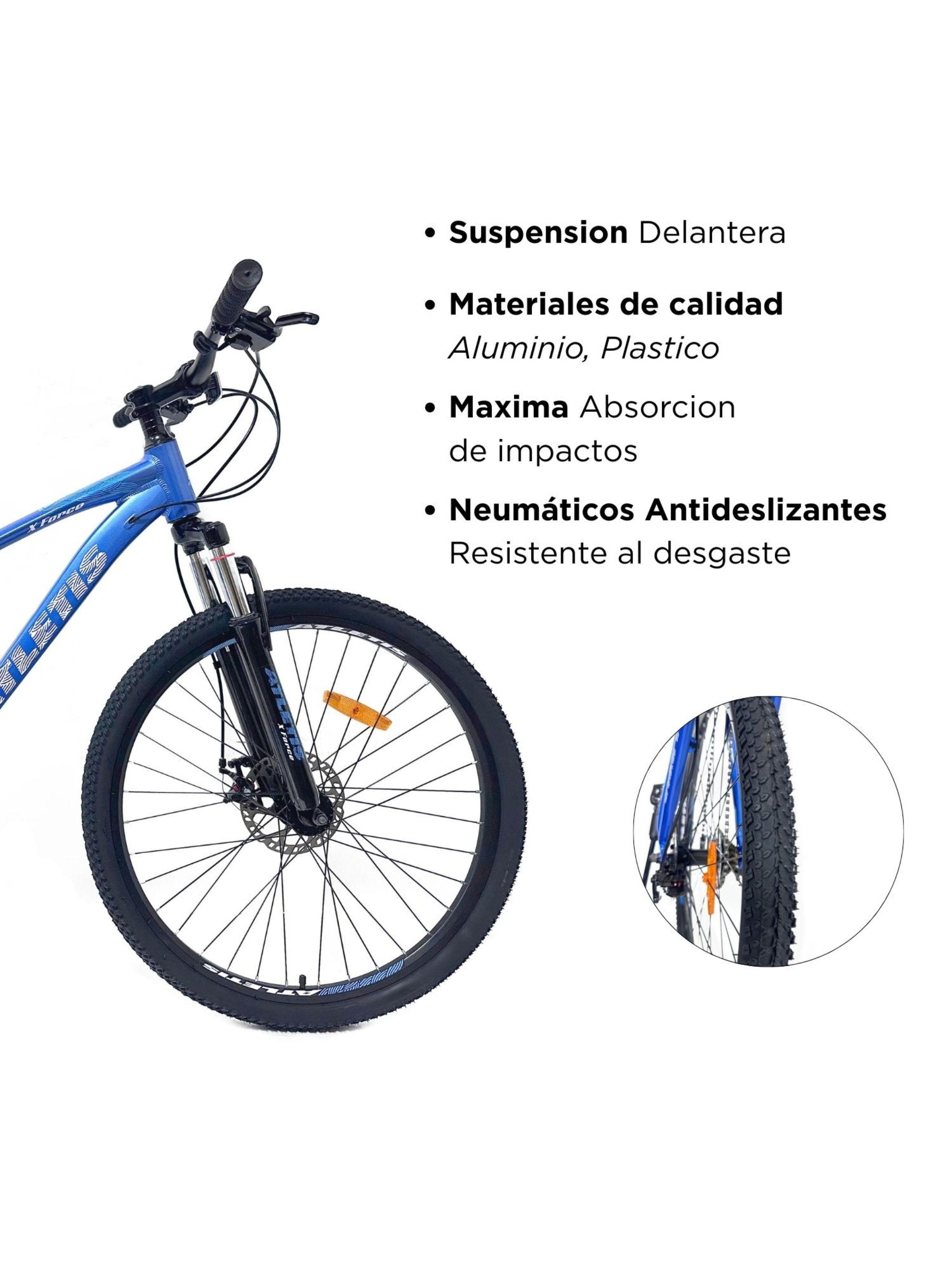 Bicicleta Mountain Bike X Force Aro 29 Azul-4