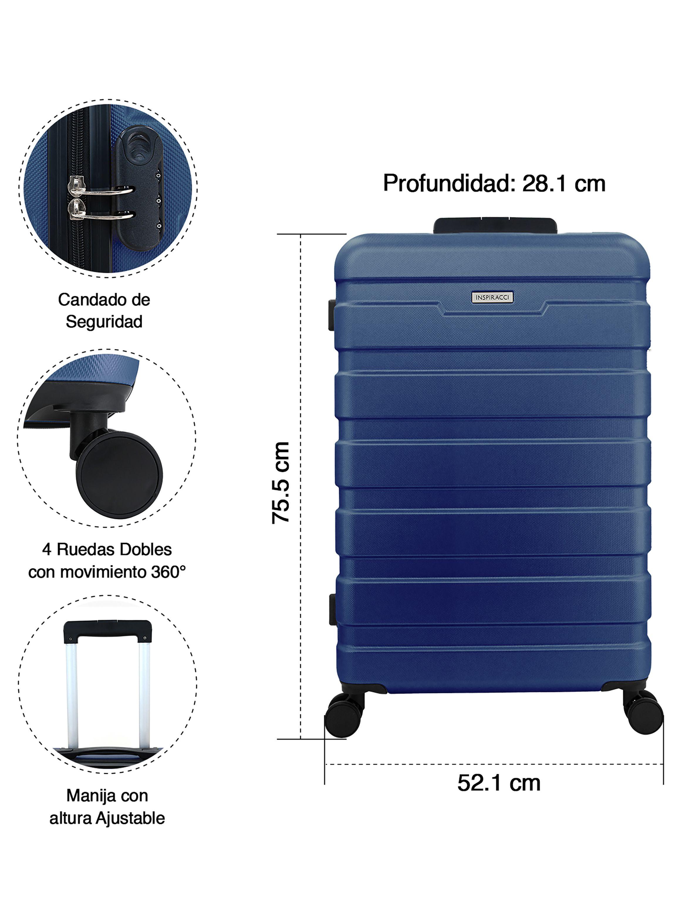 Maleta Rigida Danubio l 23kg azul-2