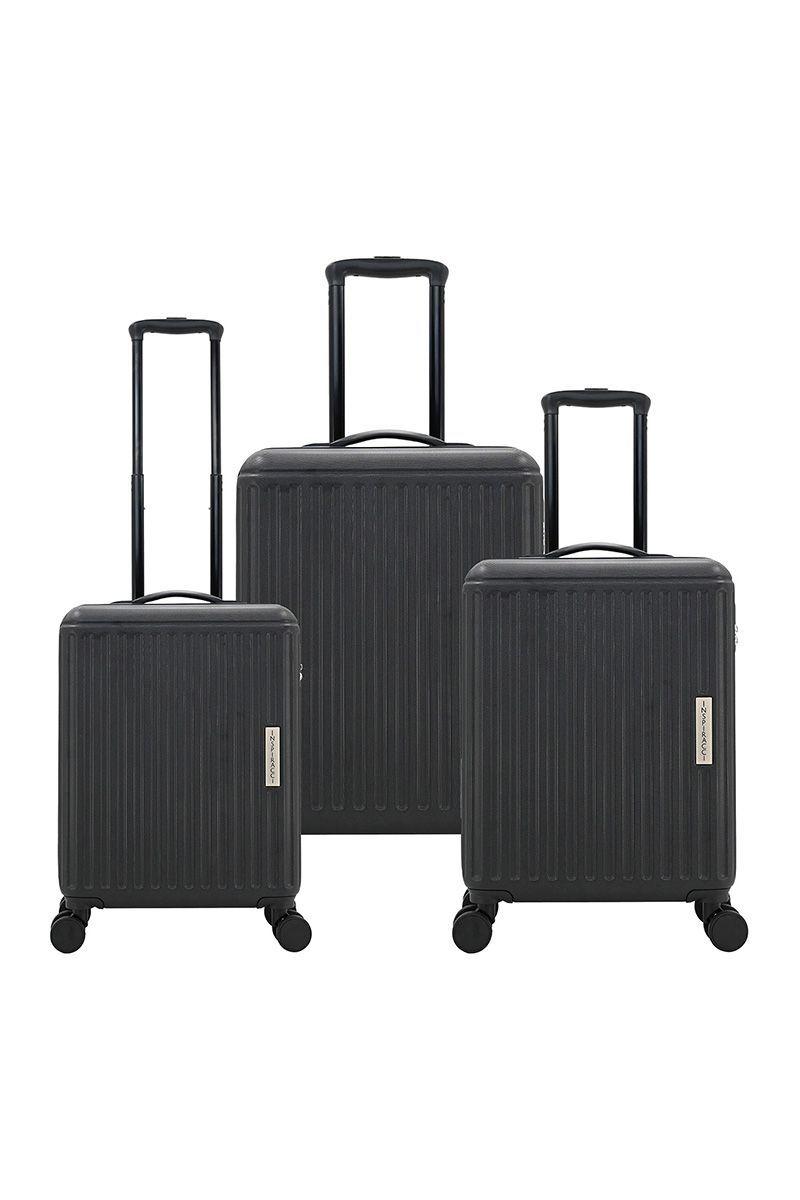 Set de 3 Maletas Rígidas Misuri Negro-0