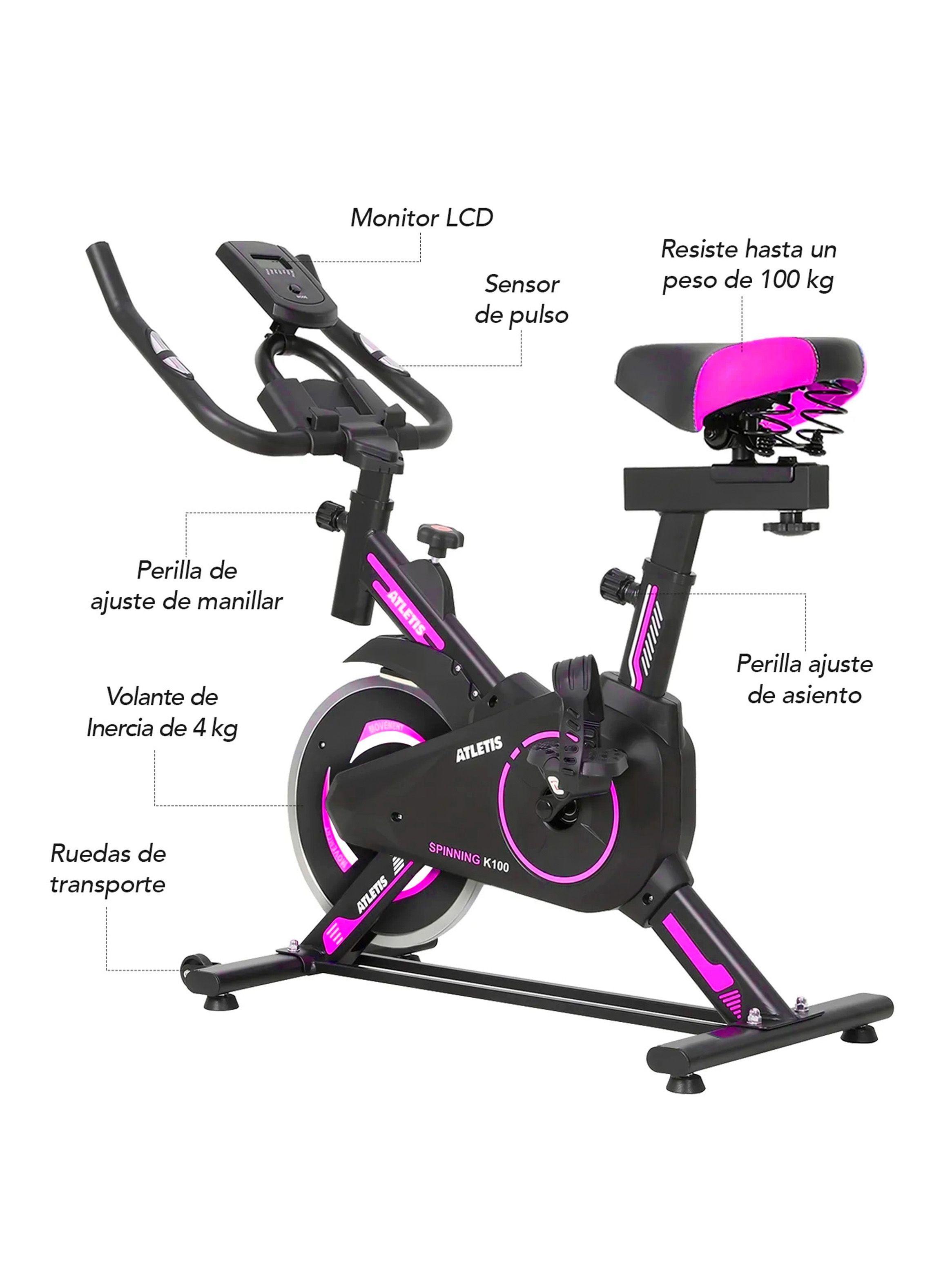 Bicicleta Spinning K100 Pink-1