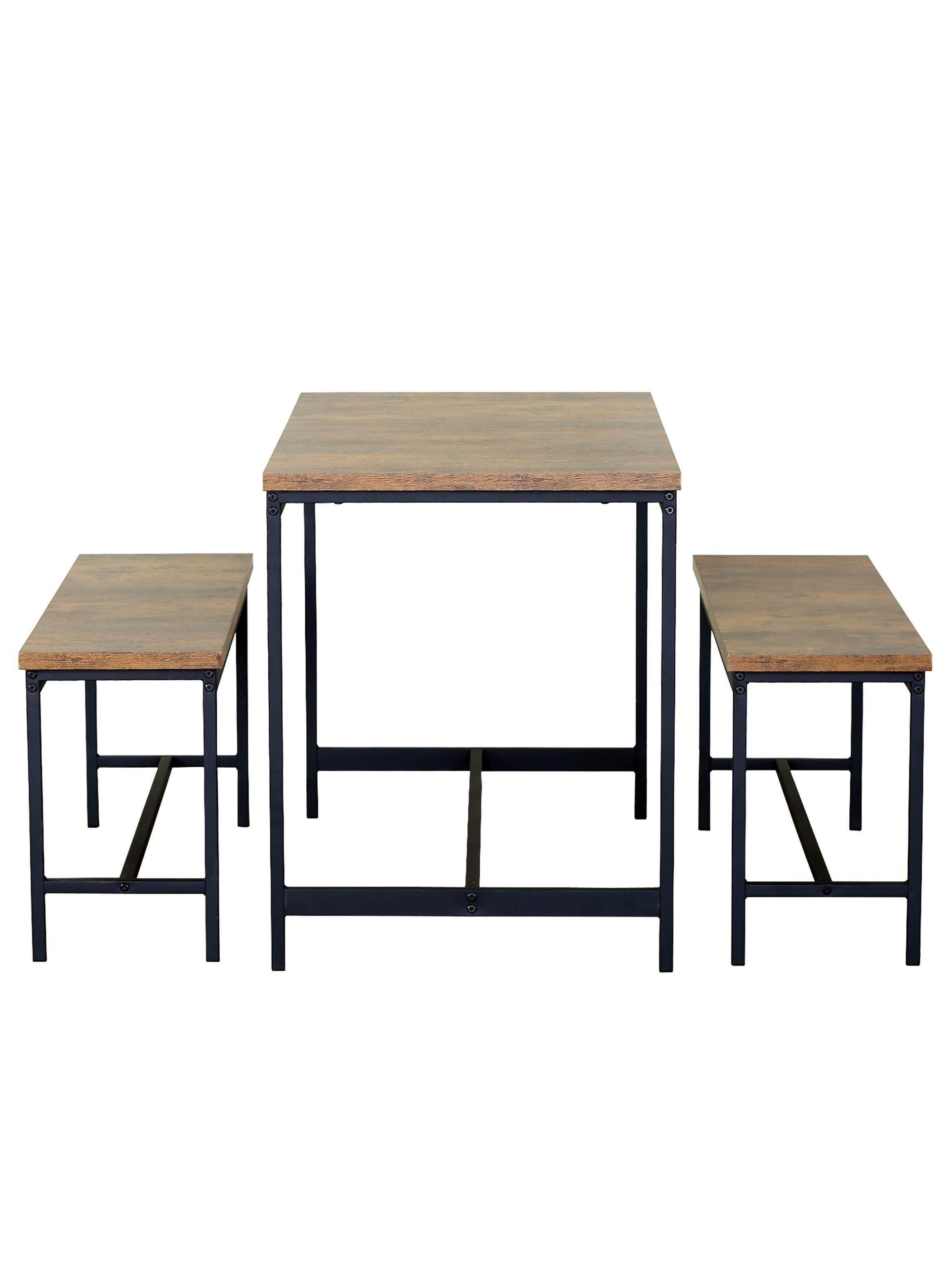 Comedor 4 Personas 60X75X110 cm Industrial-3