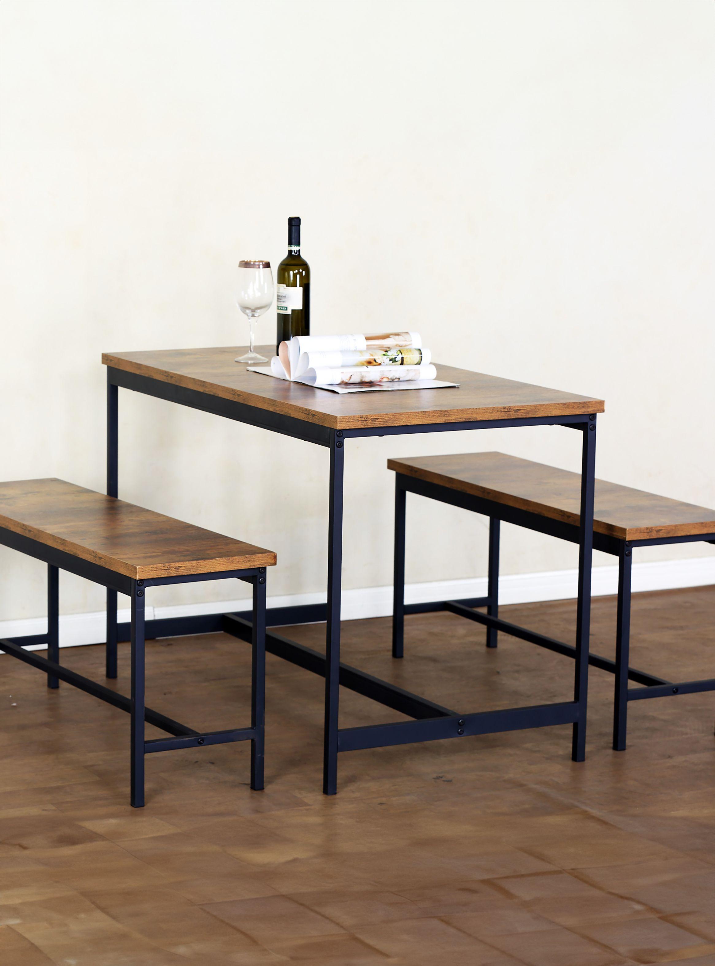 Comedor 4 Personas 60X75X110 cm Industrial-5