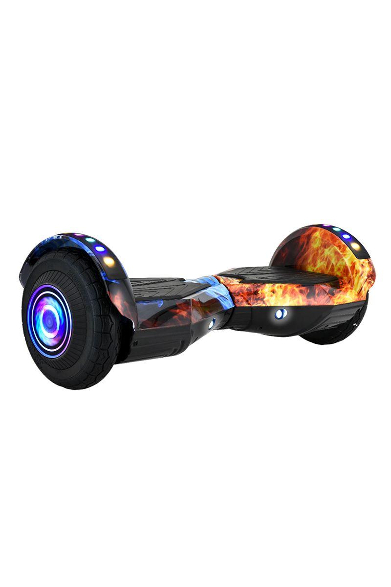 Hoverboard Bluetooth Luces 8" 12 Km/h Negro-0