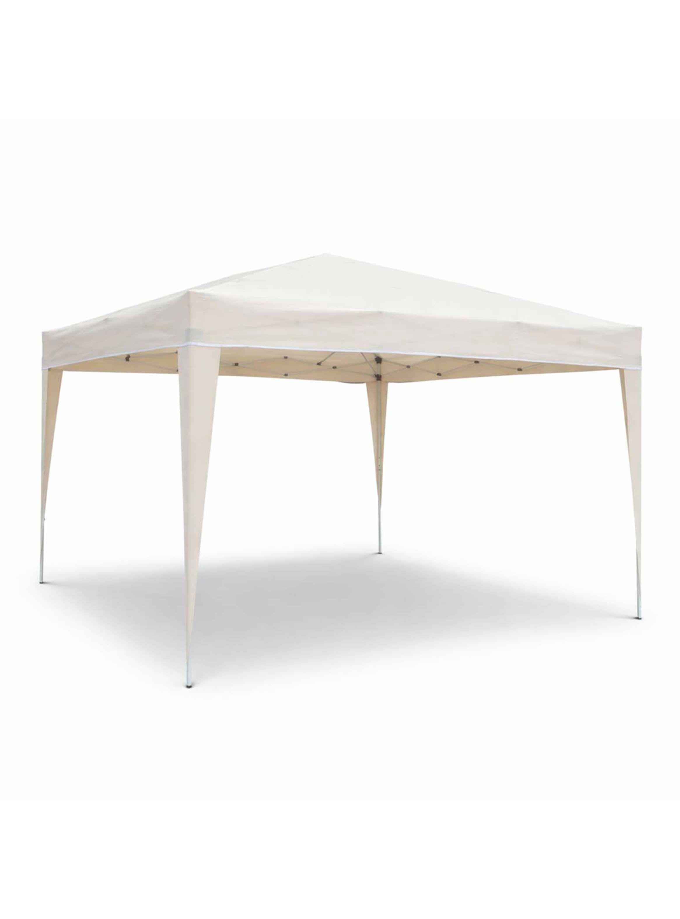 Toldo Terraza 3x3 m Reforzado con Bolsa de Transporte Beige-0