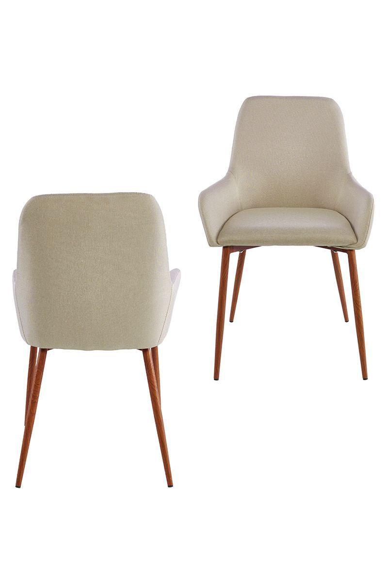 Pack 2 Sillas Comedor Lino Margaret Beige-3