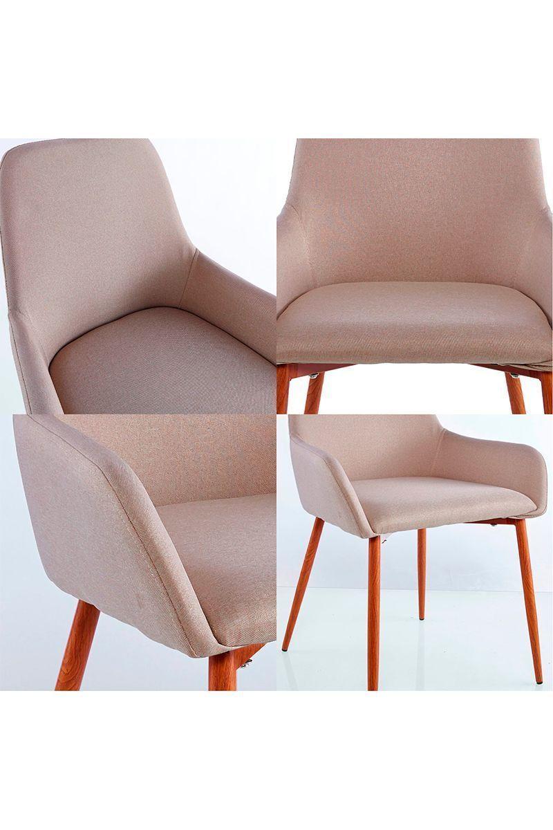 Pack 2 Sillas Comedor Lino Margaret Beige-4