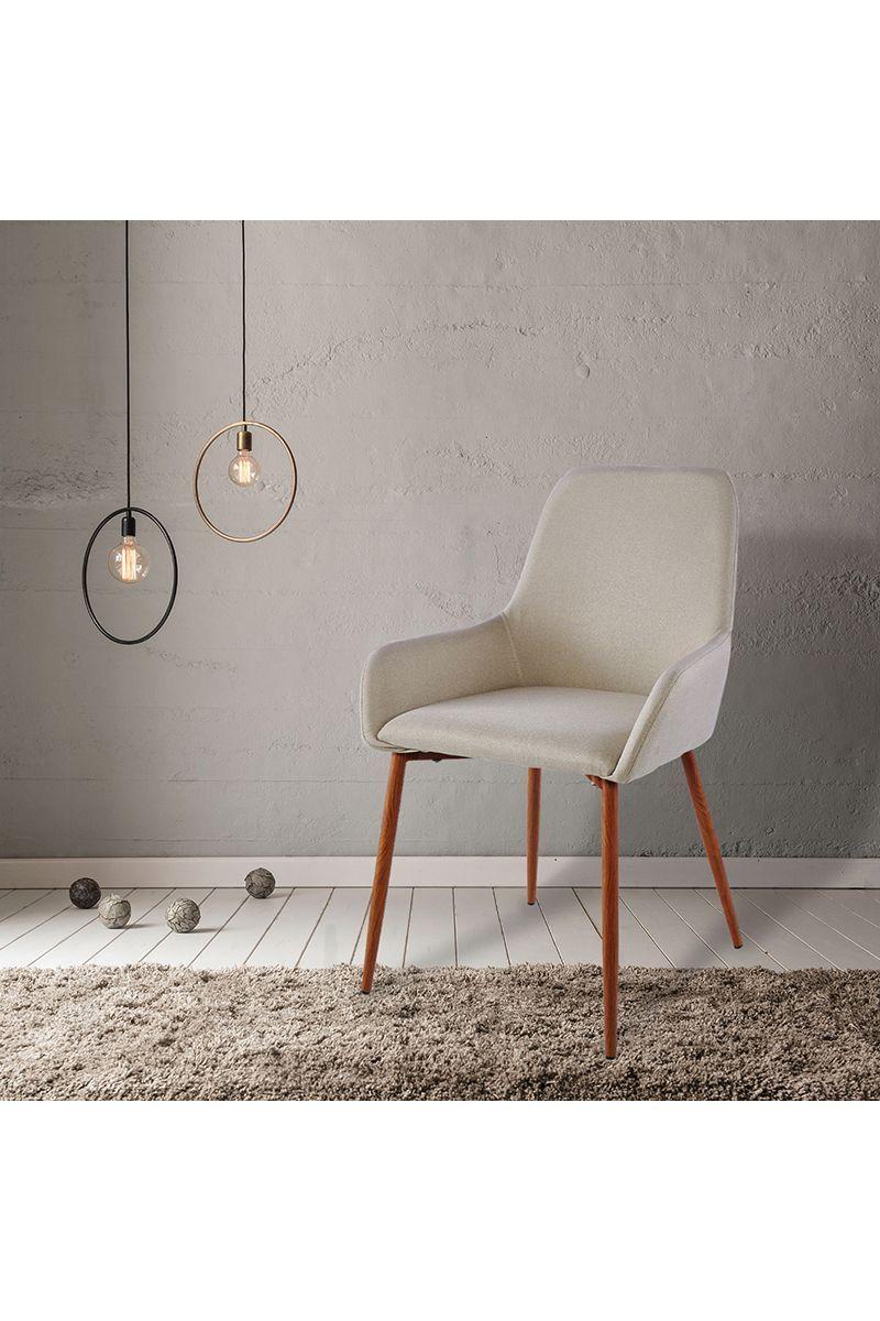 Pack 2 Sillas Comedor Lino Margaret Beige-5