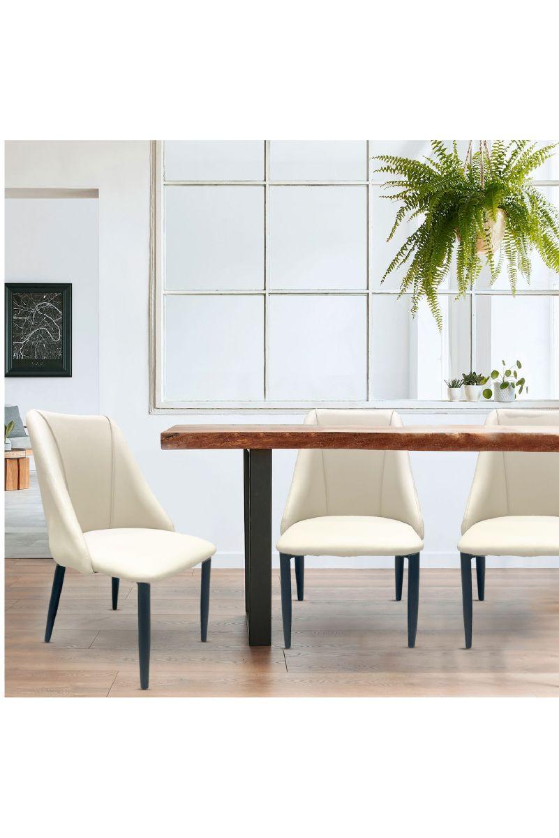 Pack 4 Silla Comedor Eleganza Beige-2