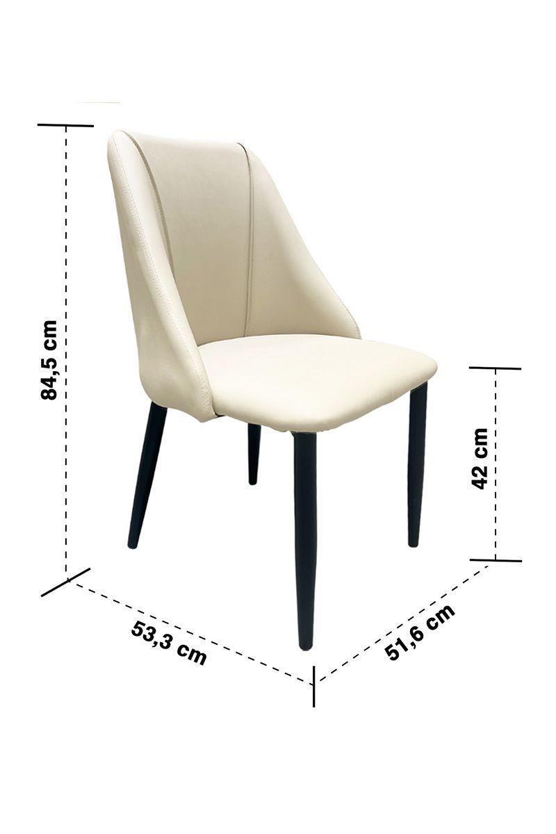 Pack 4 Silla Comedor Eleganza Beige-3