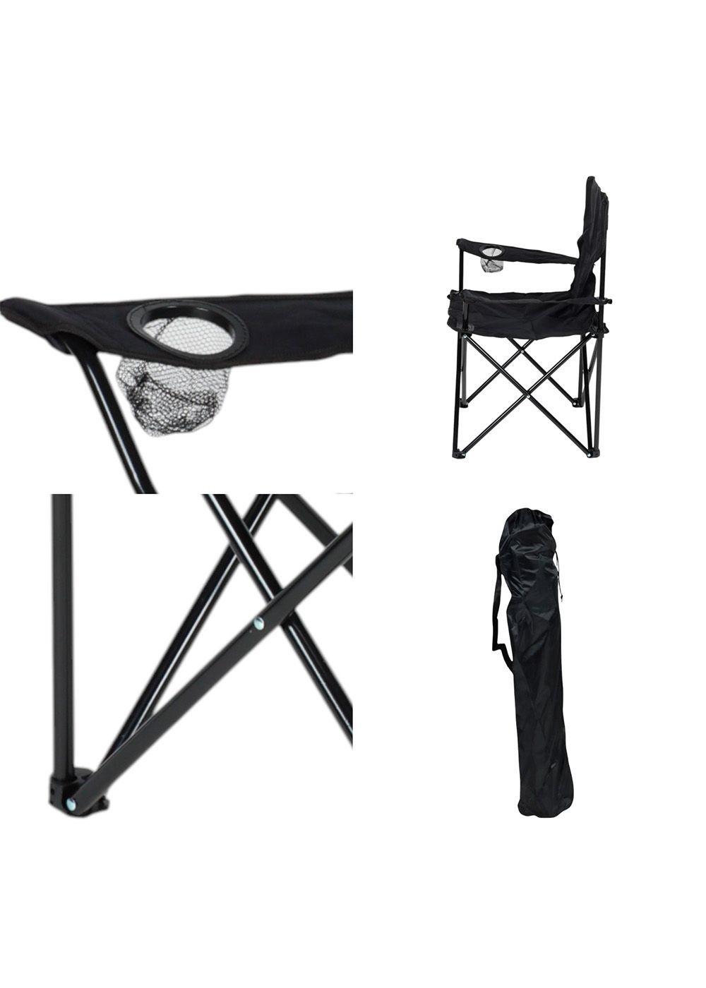 Silla Plegable Camping Villarrica Negro-4