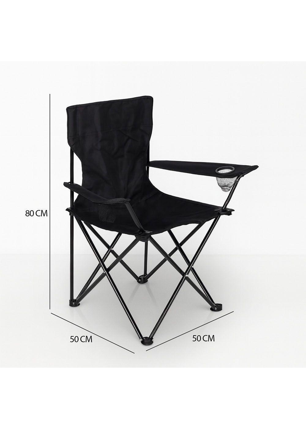 Silla Plegable Camping Villarrica Negro-6