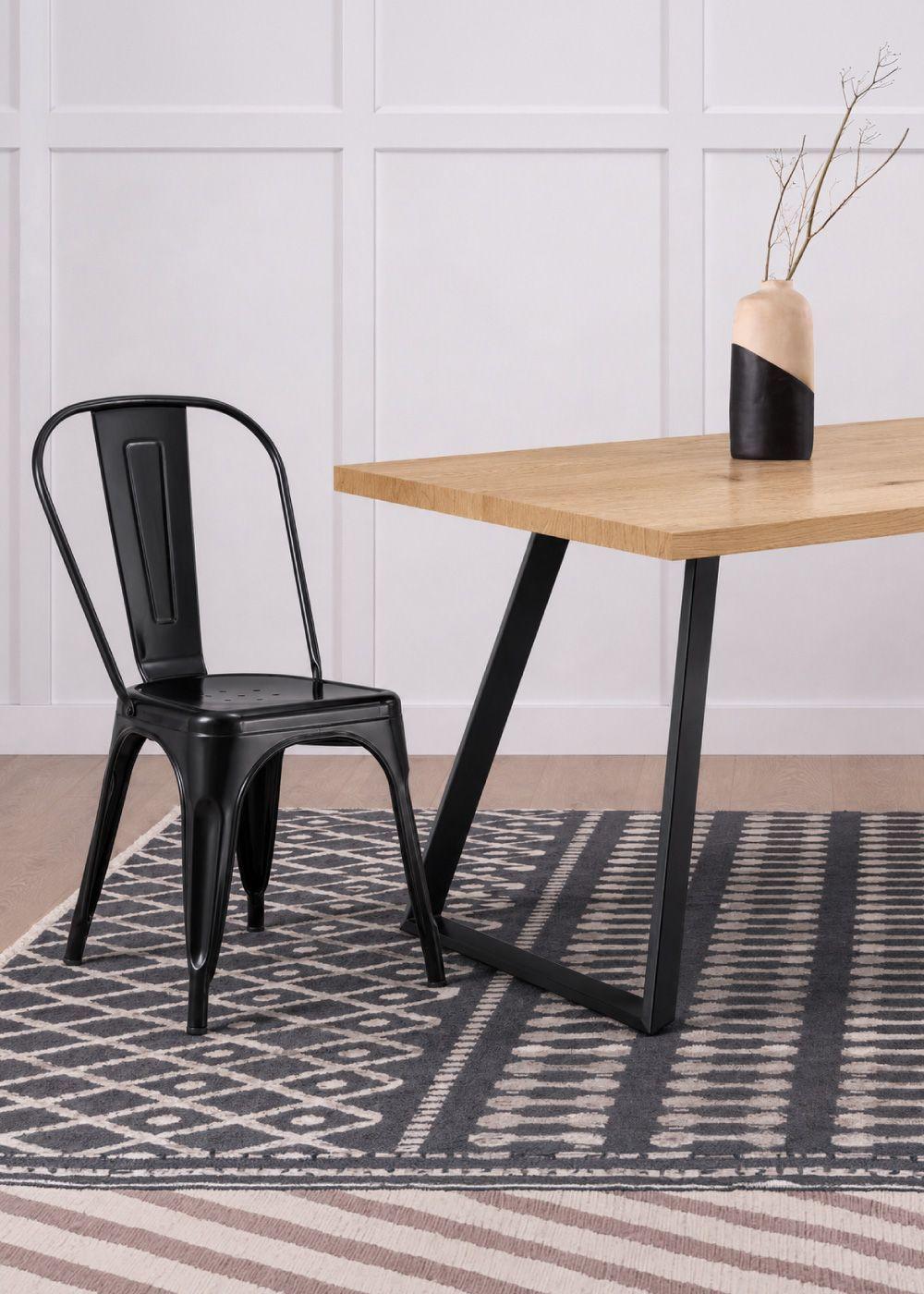Comedor New York Mesa 75 x 80 x 150 cm + 6 Sillas Tolix Ind.-5
