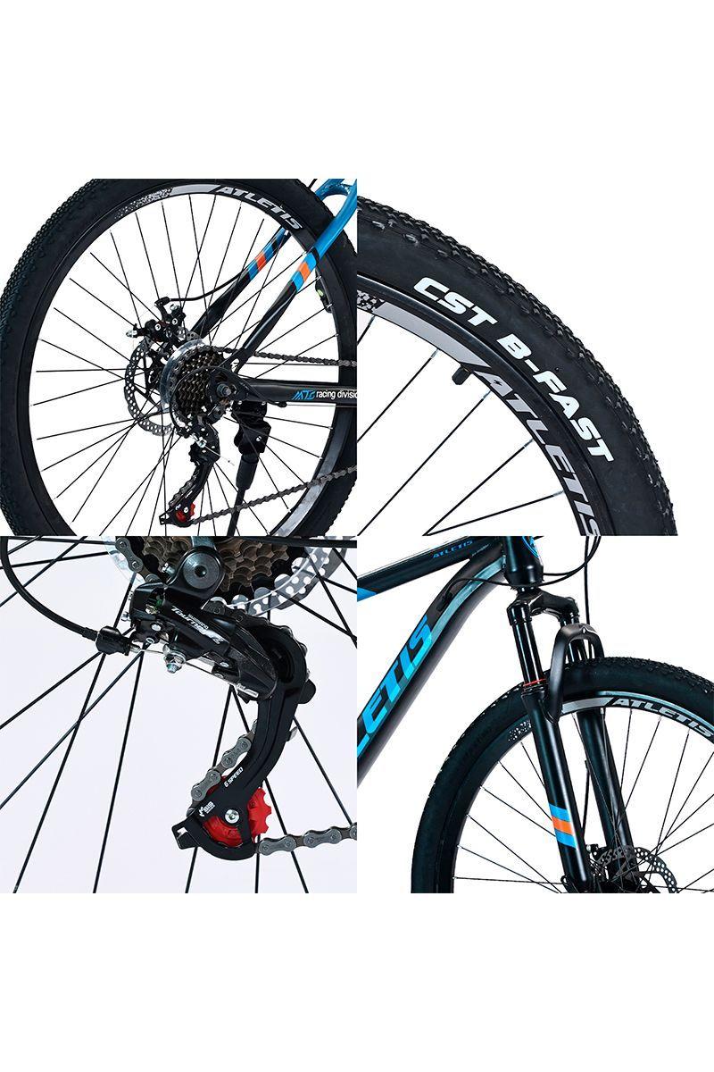 Bicicleta Mountain Bike Cyclone Aro 27,5" 21Vel Hombre Azul-5