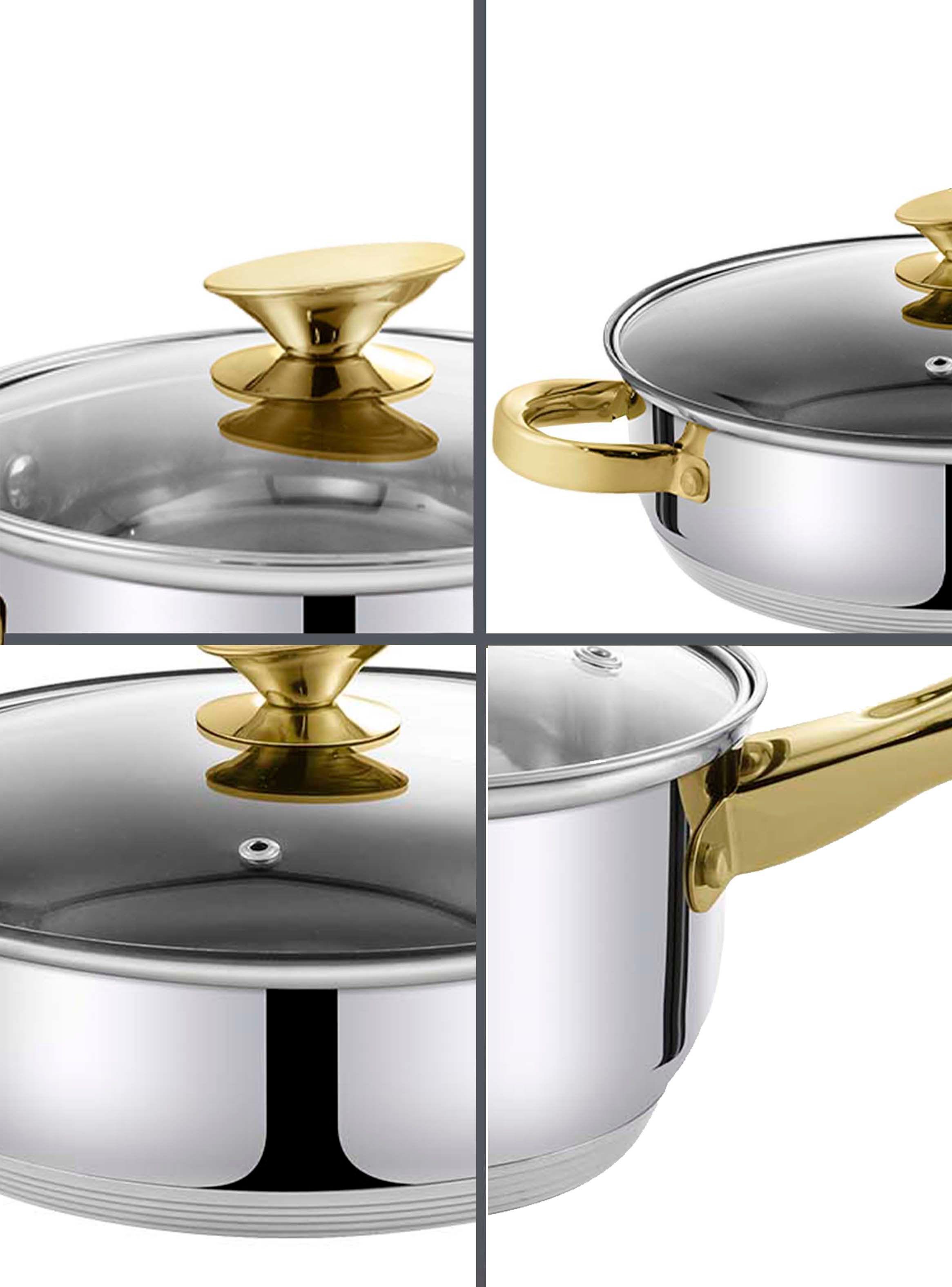 Batería 12 piezas acero inoxidable Viena-3