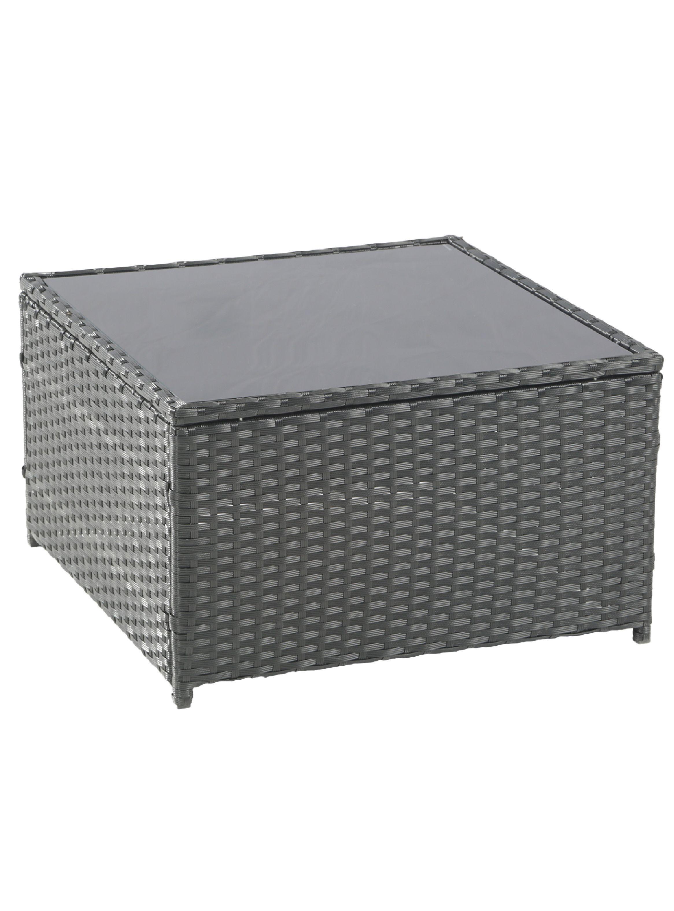 Seccional Intercambiable 3 Cuerpos Terraza Sofa y Mesa gris-3