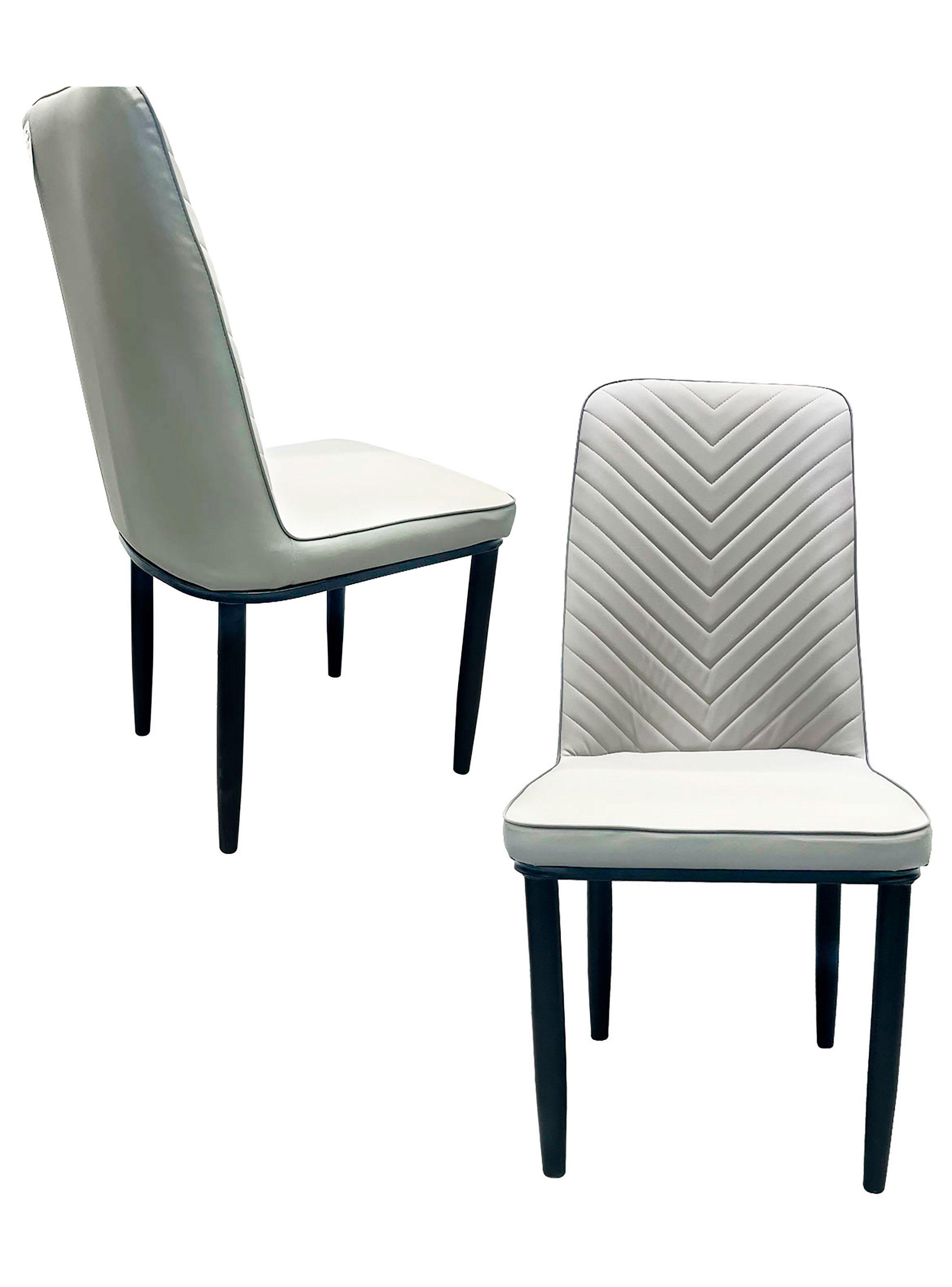 Pack 4 Silla Comedor Serenova Gris Claro-4