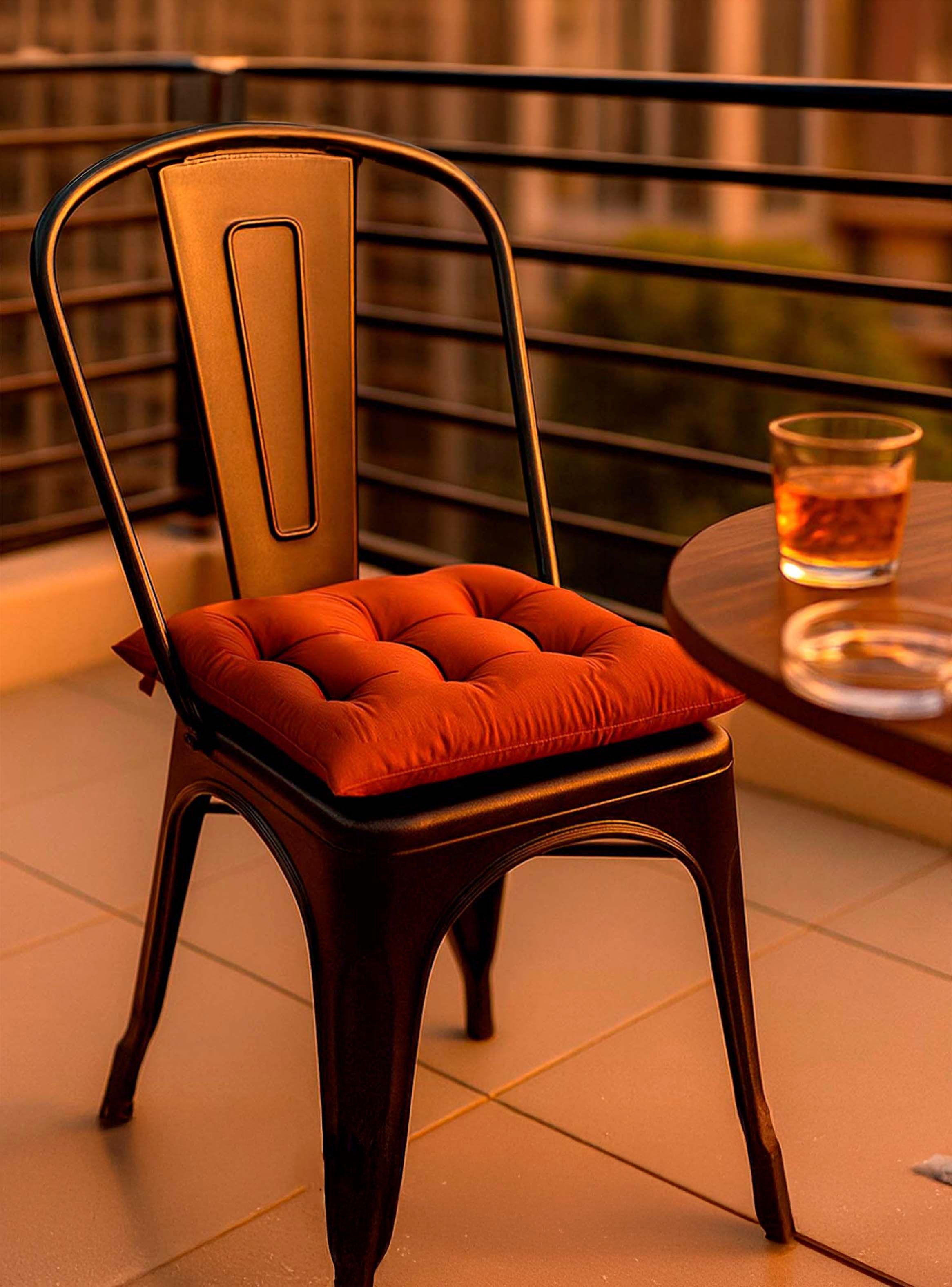 Cojín para Silla Café Claro 40x40 cm-4