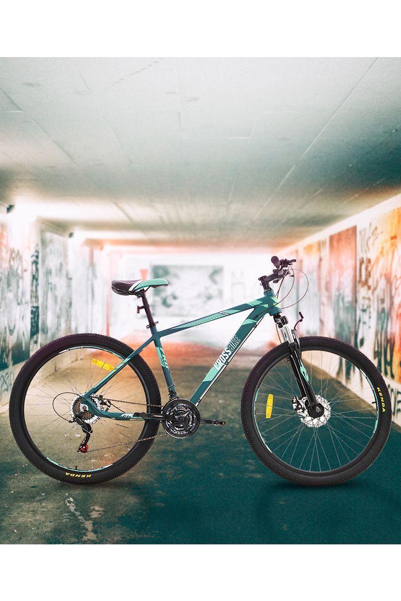 Bicicleta Mountain Bike Aro 29” con 21 Velocidades Verde-5