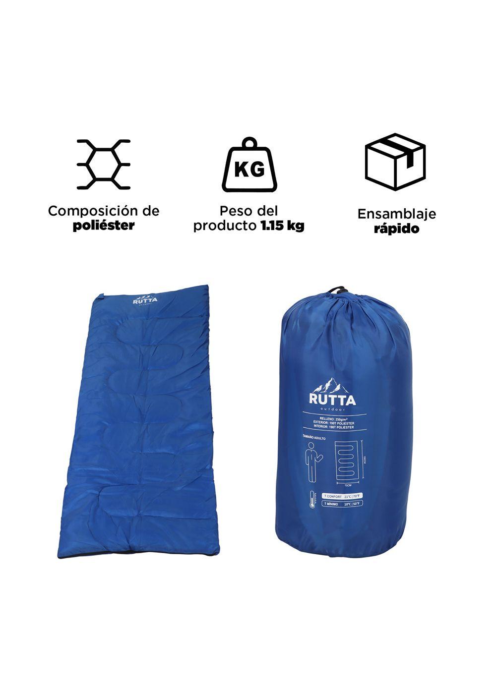 Saco de Dormir 250 gr Rutta Azul-3