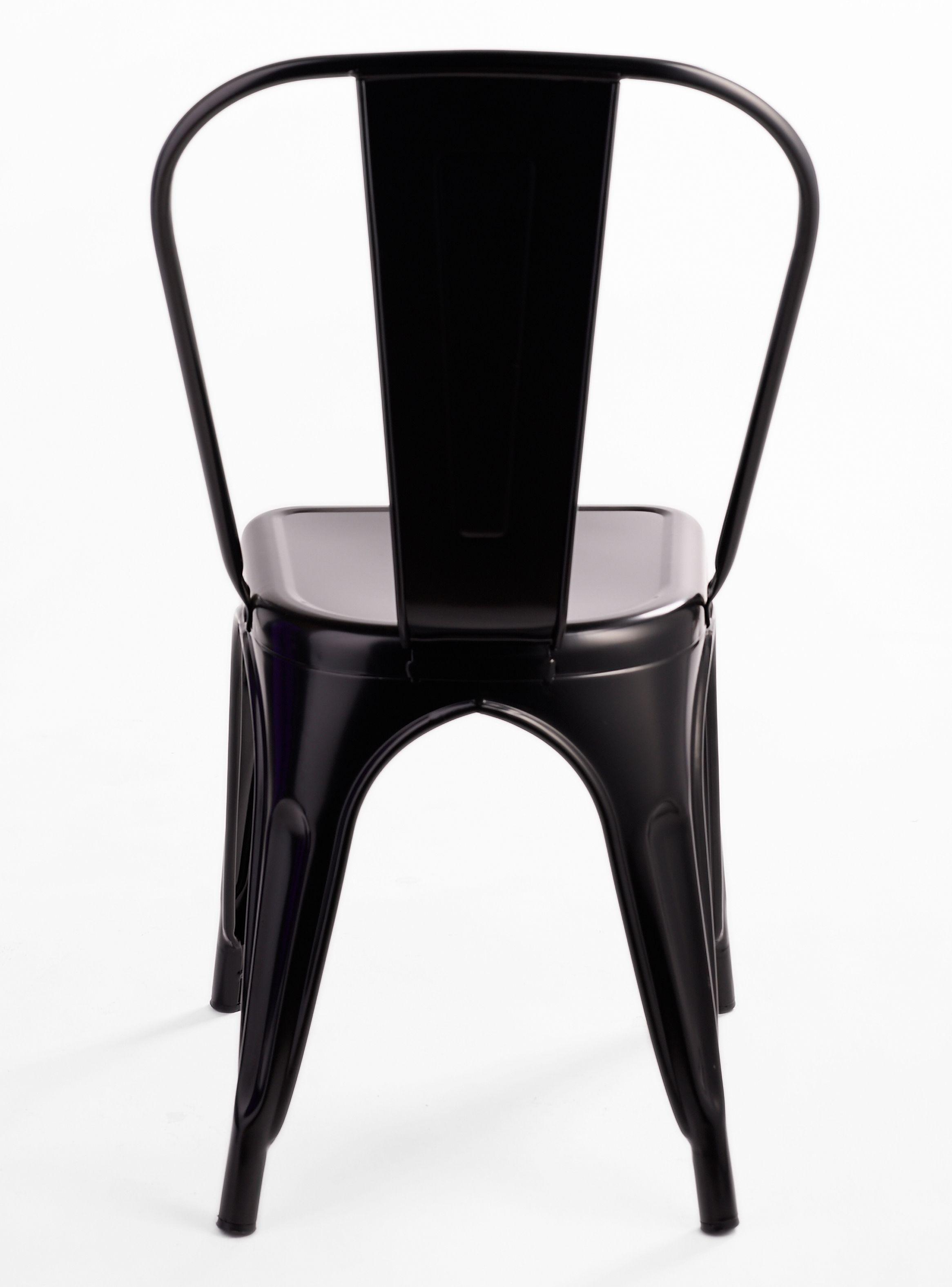 Silla de Bar Metal Tolix Negro-3