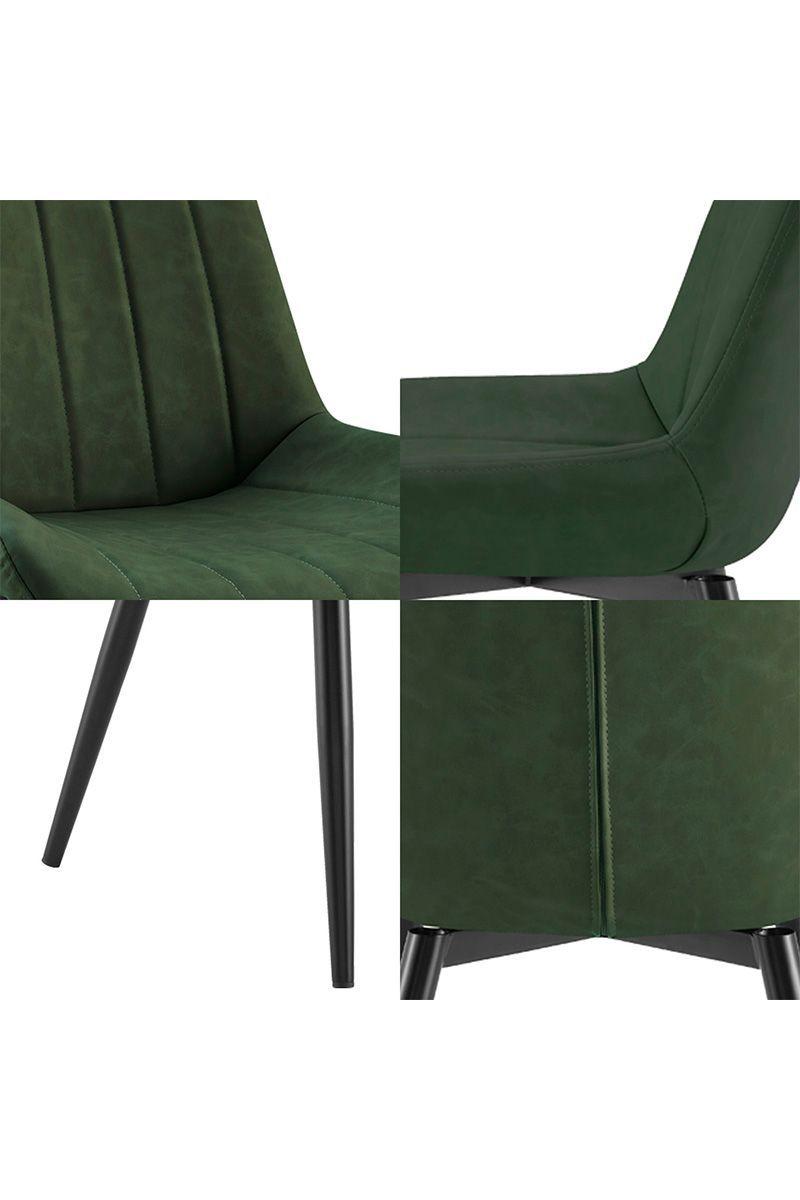 Pack 2 Silla Comedor Sitial Dorianna Verde-4