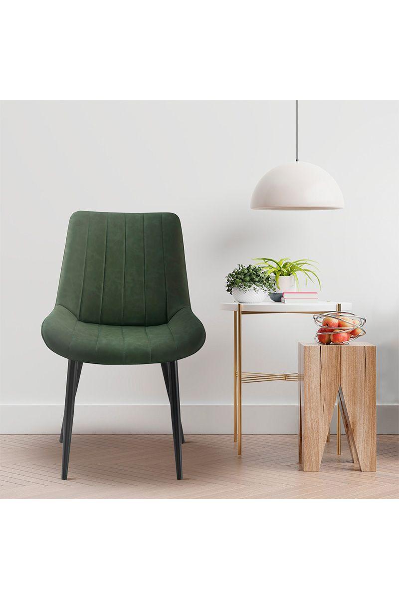 Pack 2 Silla Comedor Sitial Dorianna Verde-1