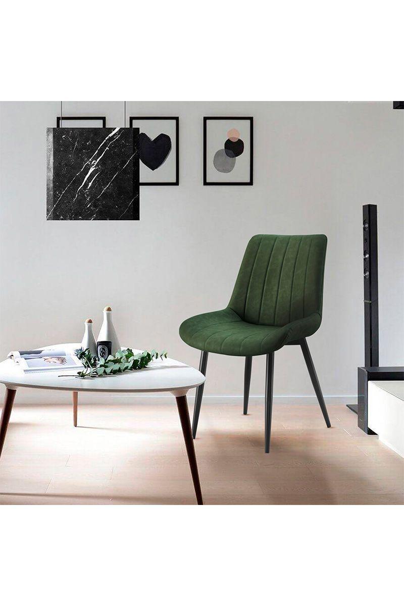 Pack 2 Silla Comedor Sitial Dorianna Verde-5
