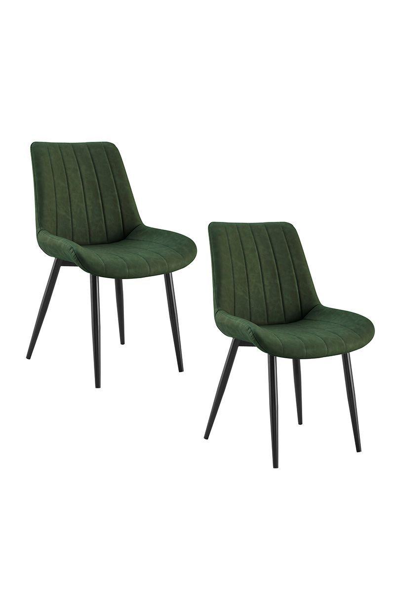 Pack 2 Silla Comedor Sitial Dorianna Verde-0