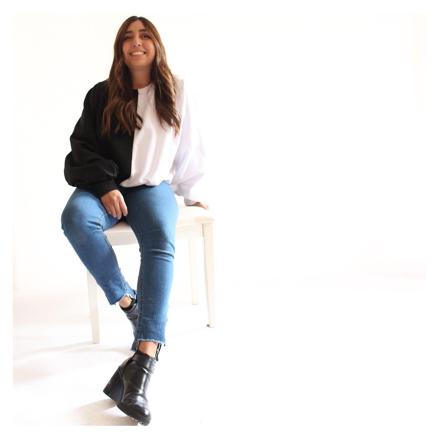 Poleron Bicolor Overize-0