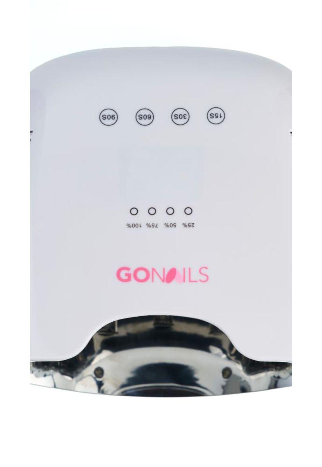Lámpara Uv Led Inalámbrica 80w Go Nails Manicure Esmaltado-3