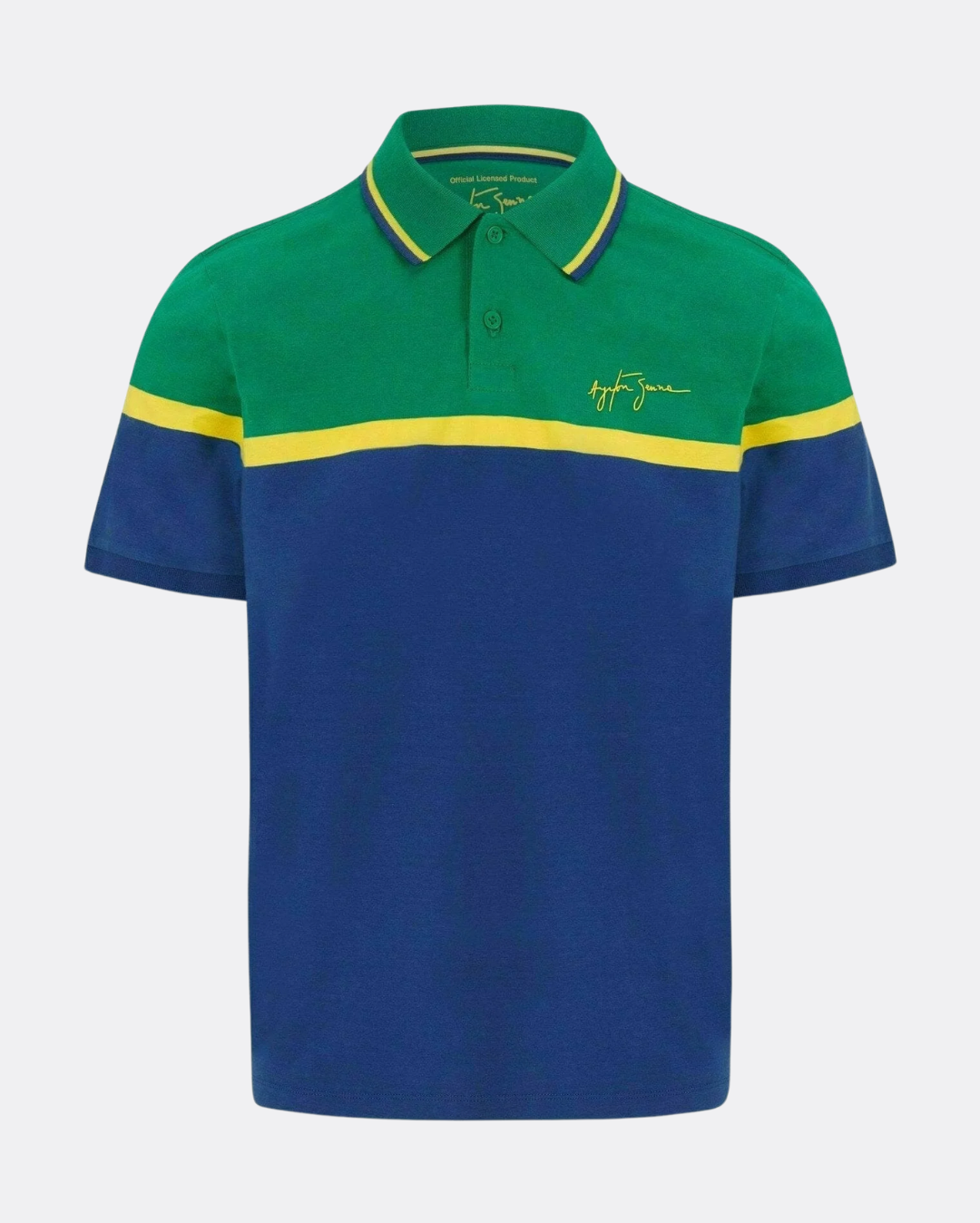 Polo Oficial Ayrton Senna Strip (S/M/XL)-0