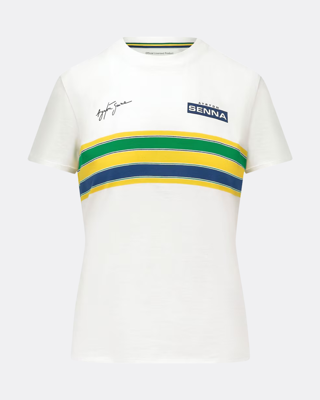 Camiseta Oficial Ayrton Senna Mujer (XS)-0