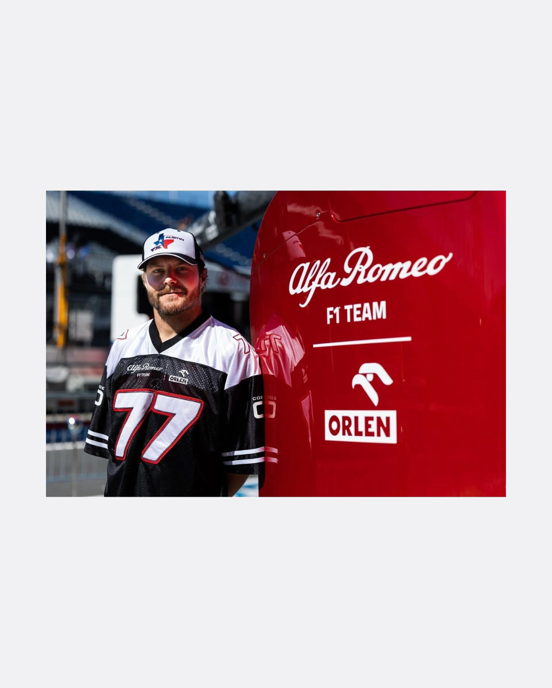 Camiseta Futbol Americano Valtteri Bottas Edición Especial USA (M)-3