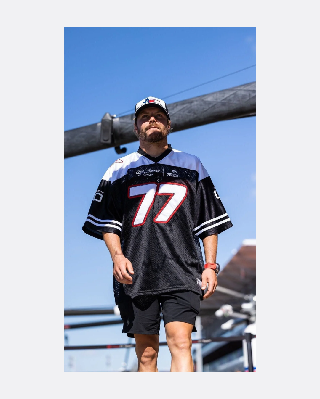 Camiseta Futbol Americano Valtteri Bottas Edición Especial USA (M)-5