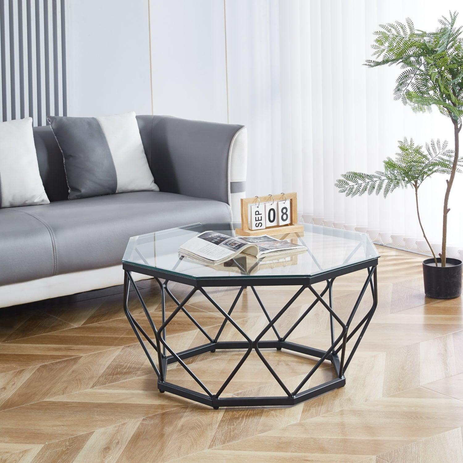 Mesa de Centro Romana: Elegancia Minimalista para tu Hogar-1