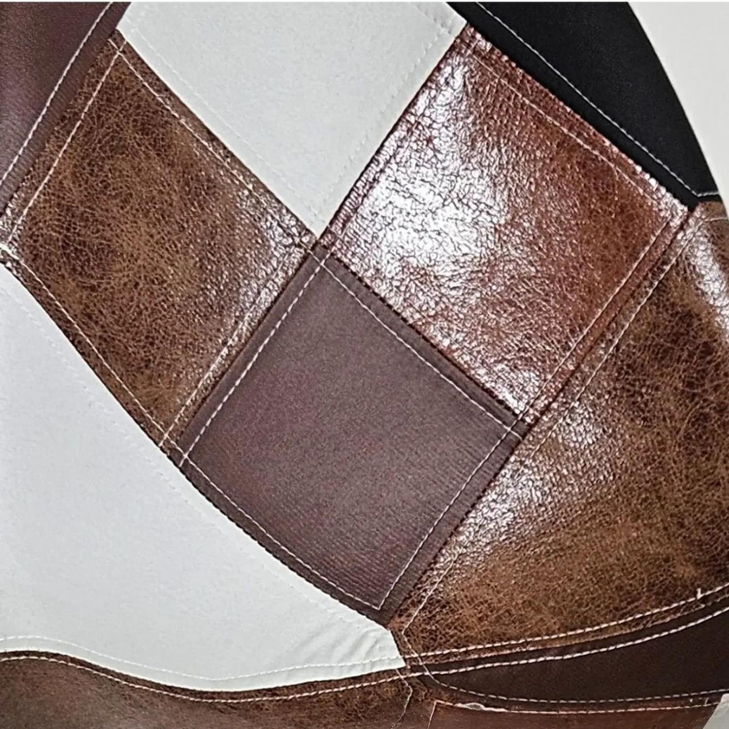 Pack 4 Silla Patchwork Da Vinci | Ecocuero Café-3