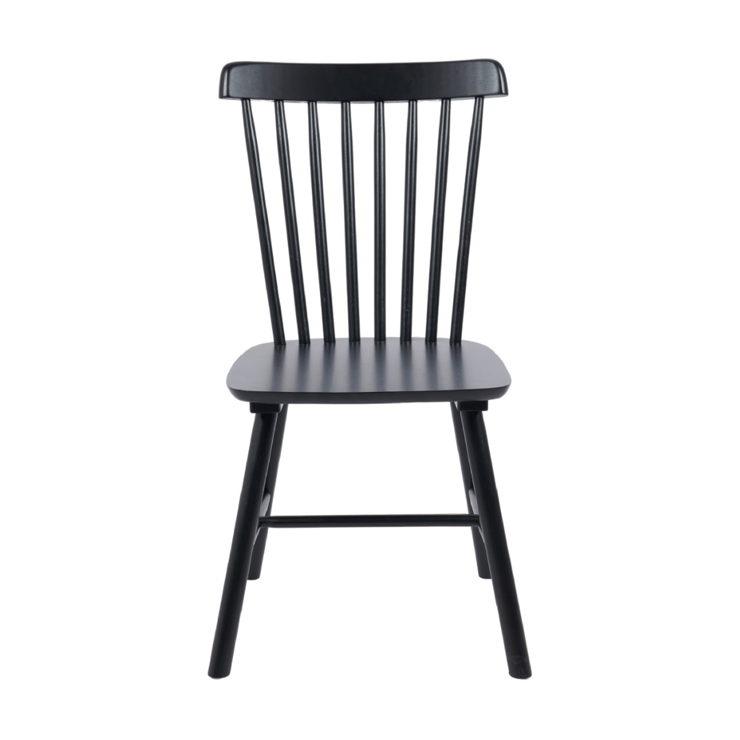 Pack 4 Silla Windsor | Madera Negra | Moderna y Duradera-4