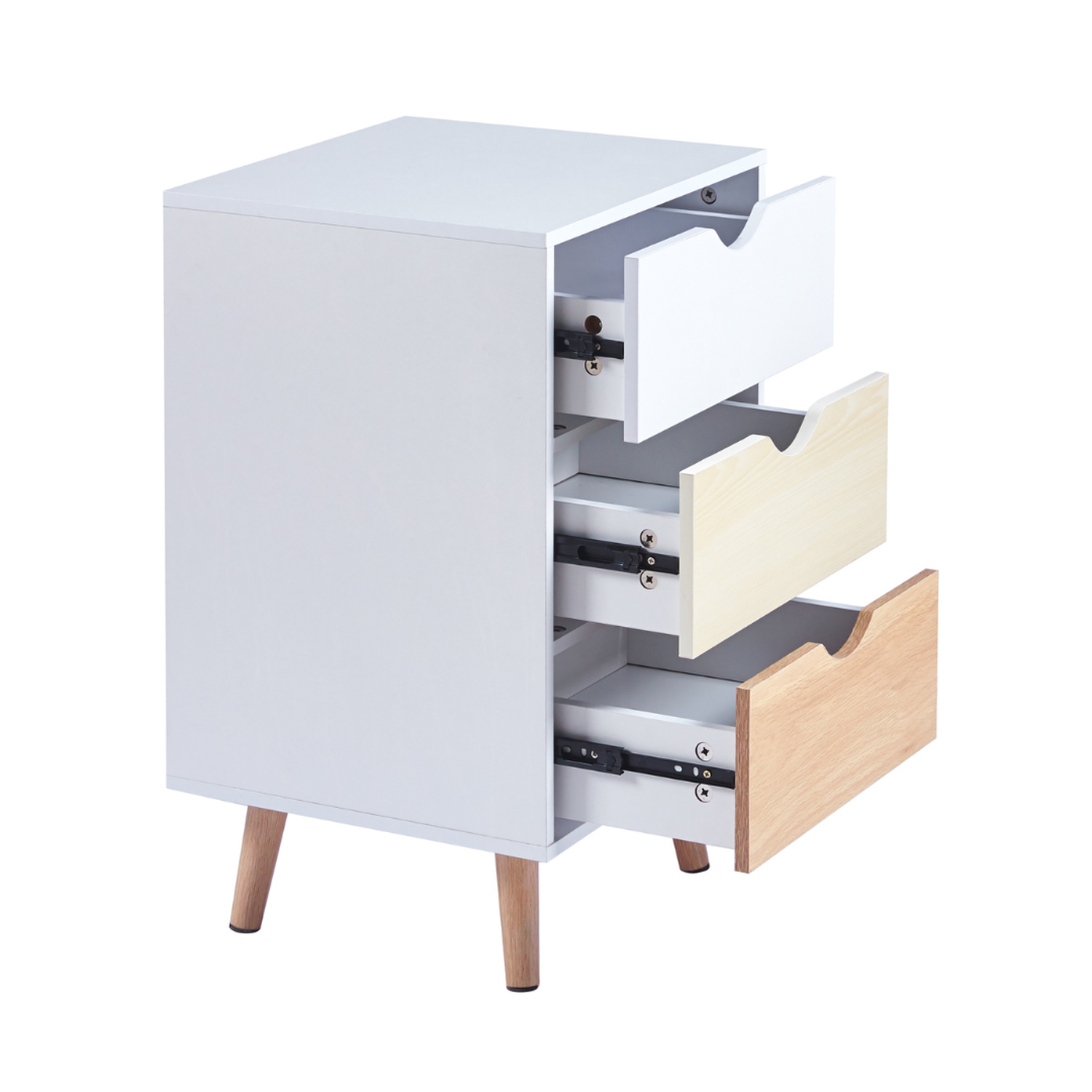Velador Moderno Owen 3 Niveles | Estilo Eames | Ideal Dormitorio-2