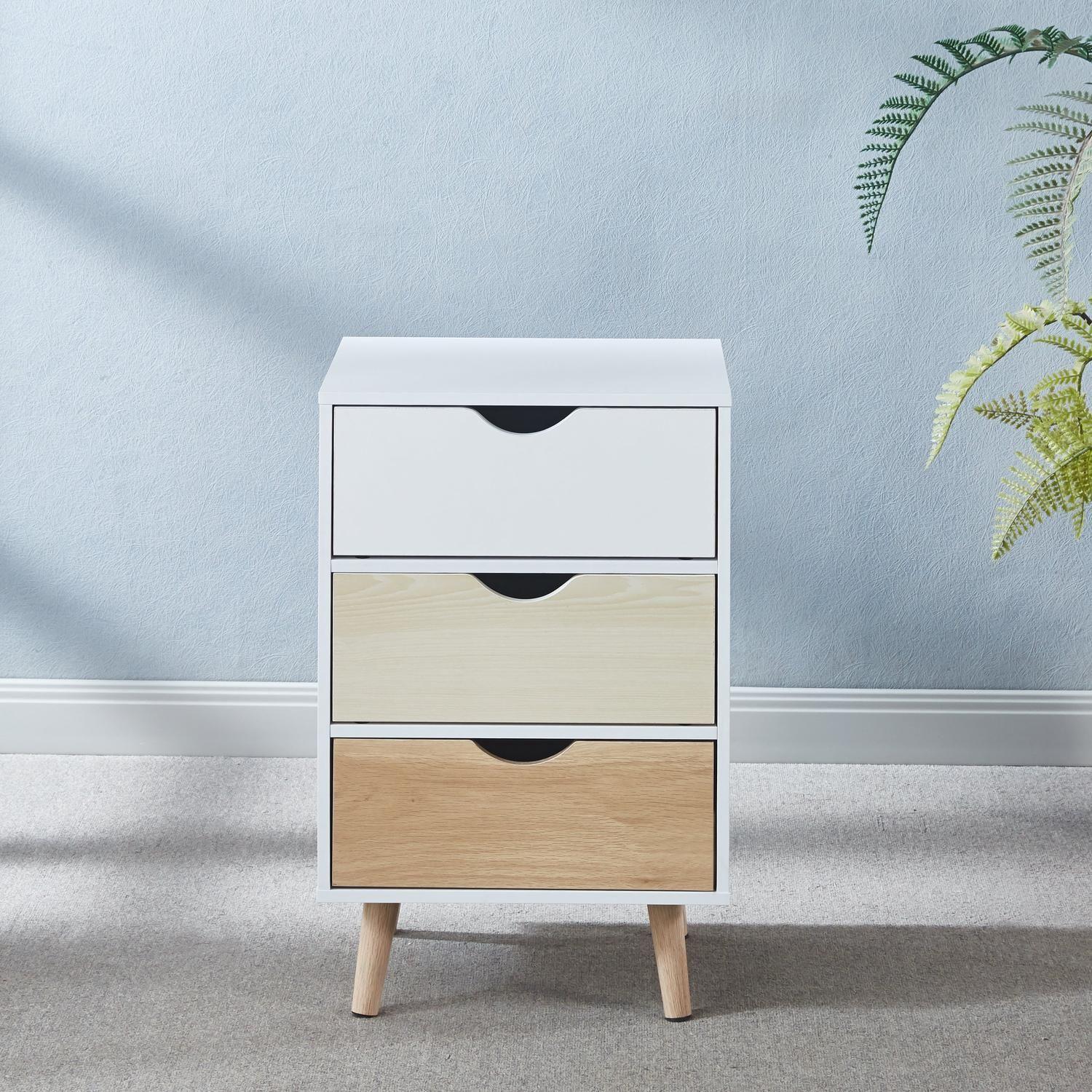 Velador Moderno Owen 3 Niveles | Estilo Eames | Ideal Dormitorio-4