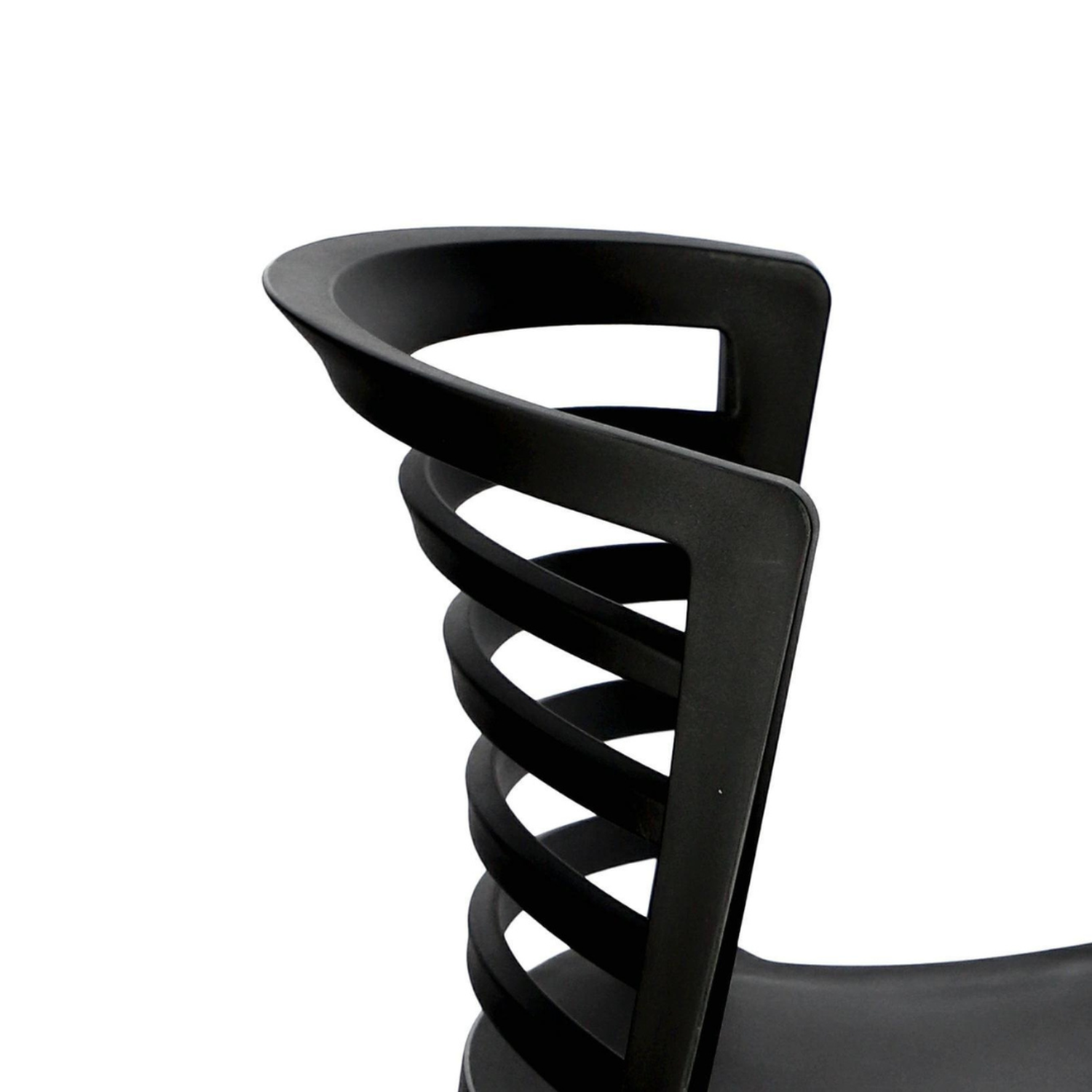 Pack 4 Sillas Alpes Negras | Resistente para Interior y Exterior-7