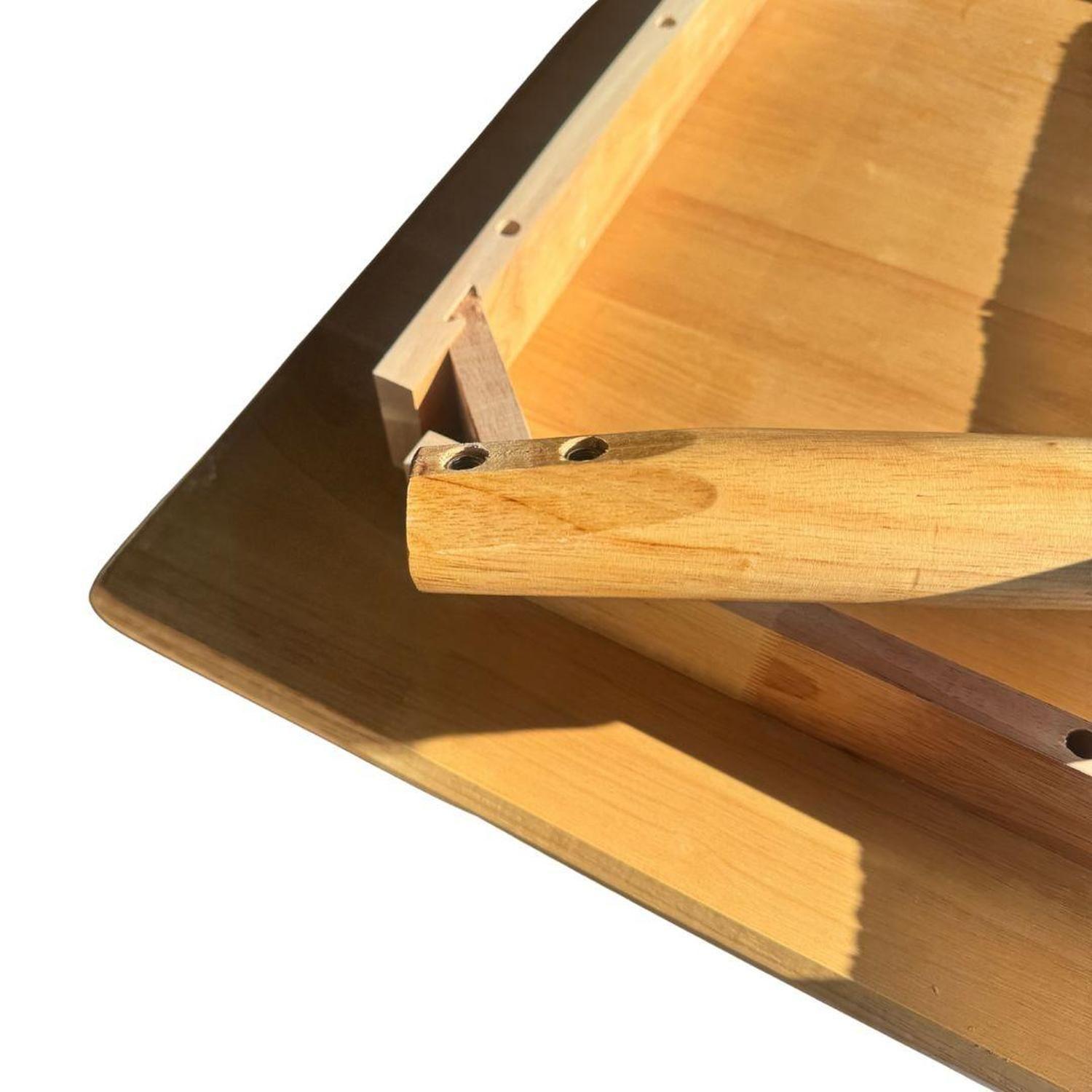 Mesa Cuadrada Cosmo 60x60 cm | Madera Natural-3