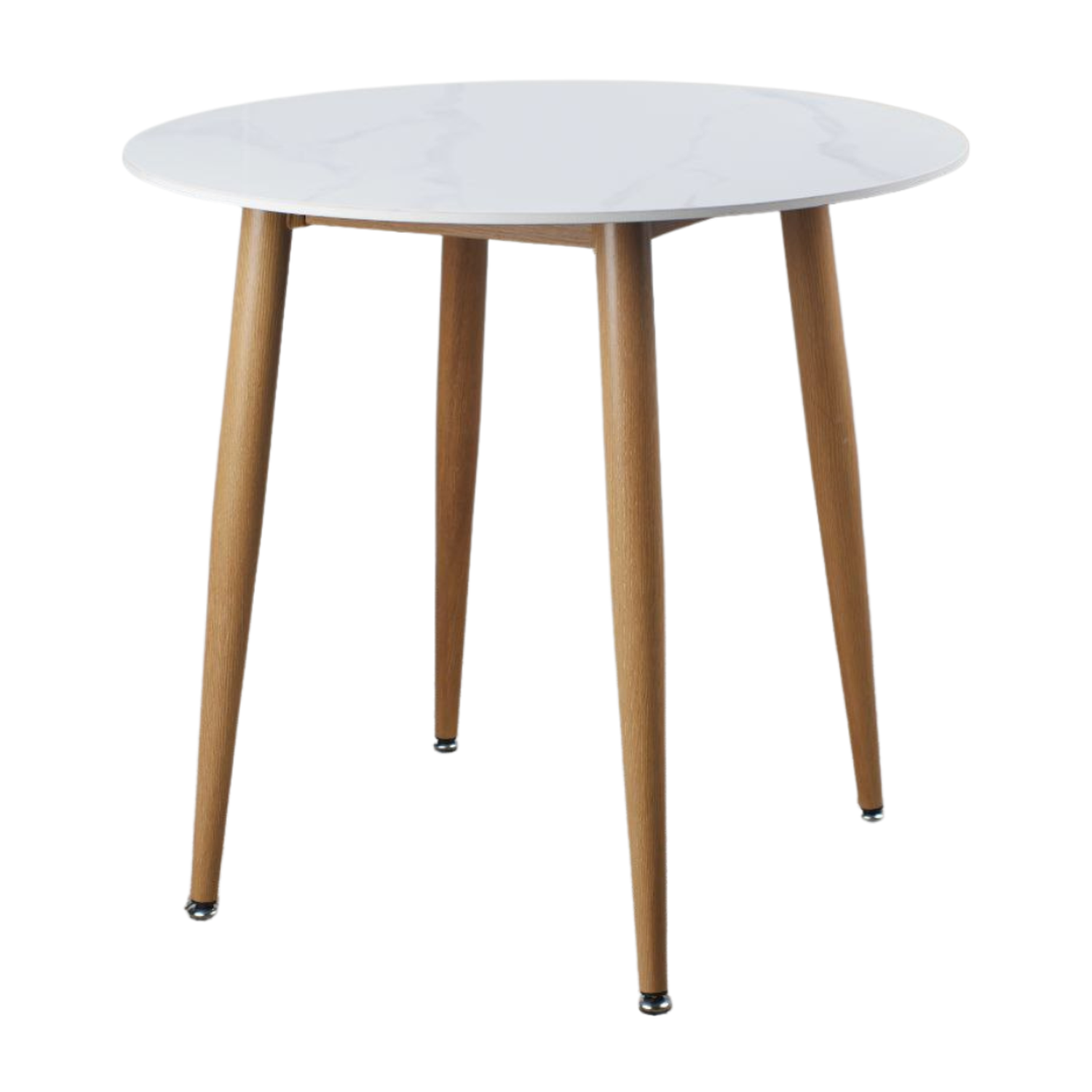 Mesa Redonda Nevada 100 cm | Diseño Minimalista, Piedra Sinterizada-2
