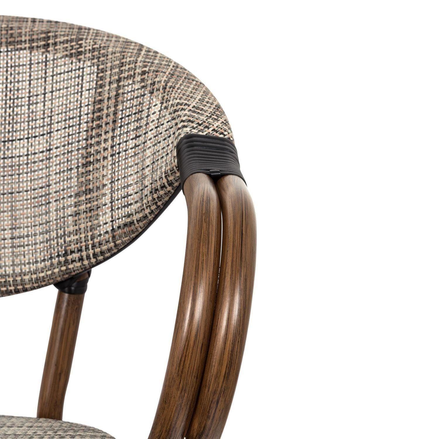 Silla Parisina Lyon Beige | Reposabrazos | Resistencia al Aire Libre-2