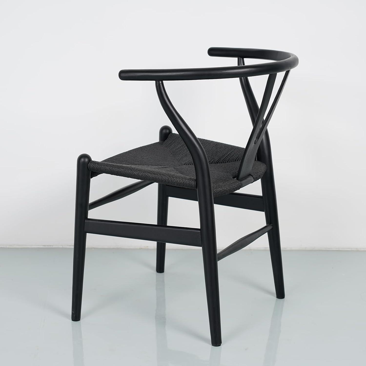 Pack 2 Silla Wishbone Nórdica | Madera | Negro-2